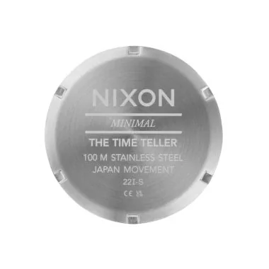 Boitier dos Montre Nixon - Time Teller - All Silver