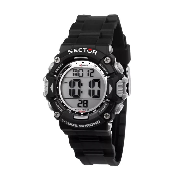 Montre Sector - Ex-32 - Silicone Noir - R3251544001