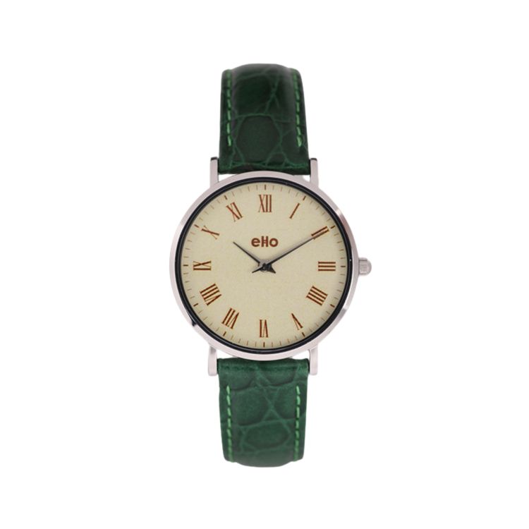 Montre Upcyclé eHo - Collection Vintage - Vintage Verte