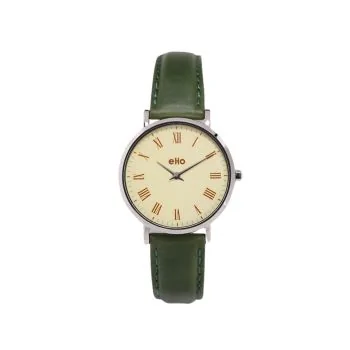 Montre Upcyclé eHo - Collection Vintage - Vintage Olive