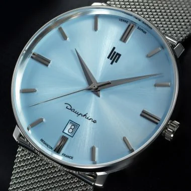 Cadran Montre LIP - Dauphine 38 mm - Cadran Bleu