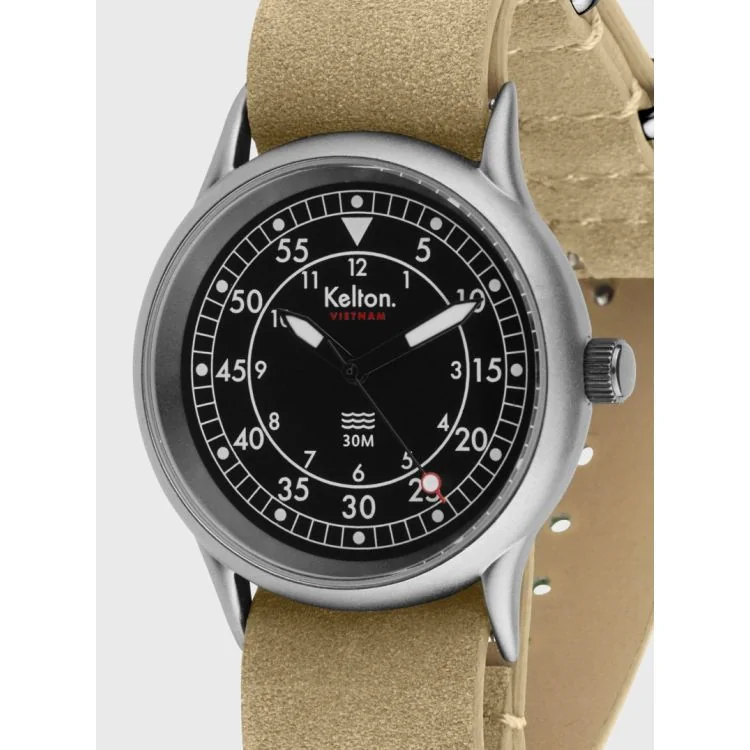 Cadran Montre Kelton - Vietnam 2 - Mécanique - Nato Sable