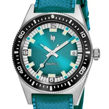 Zoom Montre LIP - Nautic 3 - Océan