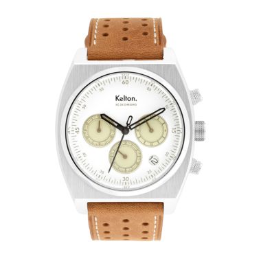 Montre Kelton - RC24 - Chronographe - Marron et Blanche