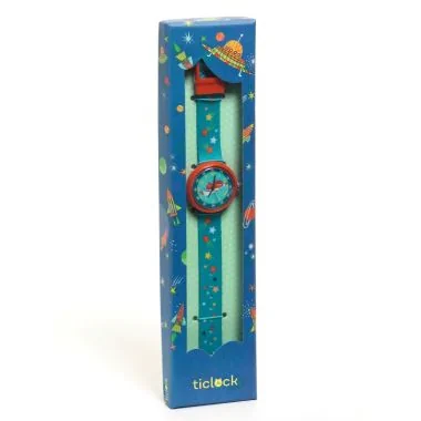 Packaging Montre Djeco - Ticlock - Enfant - Pédagogique - Super Héros