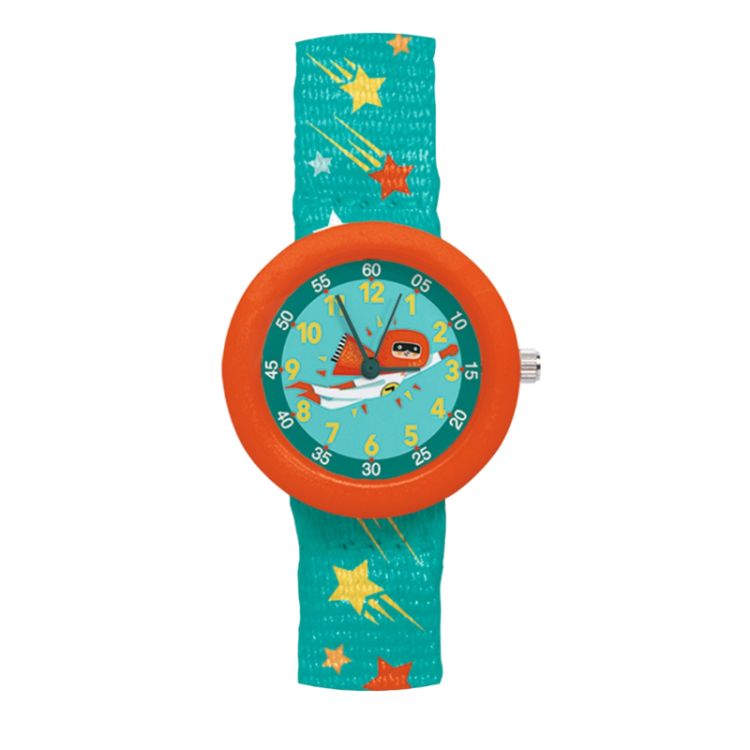 Montre Djeco - Ticlock - Enfant - Pédagogique - Super Héros