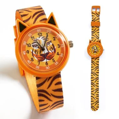 Entière Montre Djeco - Ticlock - Enfant - Pédagogique - Tigre