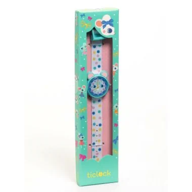 Packaging Montre Djeco - Ticlock - Enfant - Pédagogique - Souris