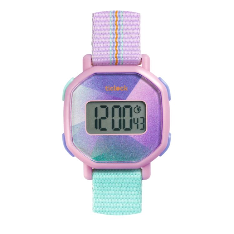 Montre Djeco - Ticlock - Enfant - Digitale - Purple Prisma