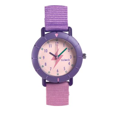 Montre Djeco - Ticlock - Enfant - Sportive - Purple Flash