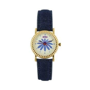 Montre eHo - Ecoresponsable - Bleu Marguerite