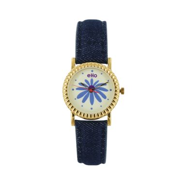 Montre eHo - Ecoresponsable - Bleu Marguerite