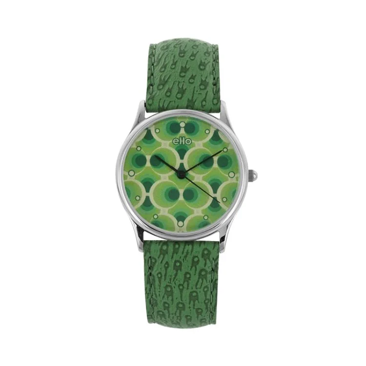 Montre eHo - Ecoresponsable -   Montre Verte Bulle