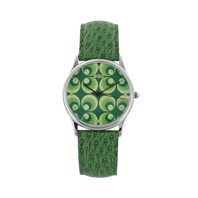 Montre eHo - Ecoresponsable -   Montre Verte Flower