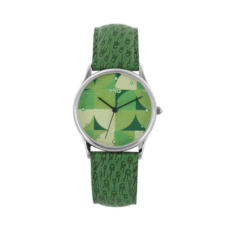 Montre eHo - Ecoresponsable -   Montre Verte Geom