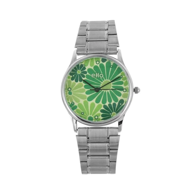 Montre eHo - Ecoresponsable - Montre Verte Fleur