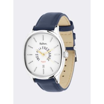 Profil Montre Kelton x Ines de la Fressange Paris - Grande Colorama - Navy