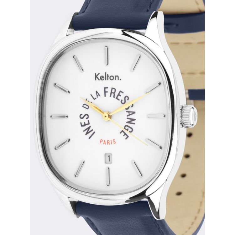 Cadran Montre Kelton x Ines de la Fressange Paris - Grande Colorama - Navy