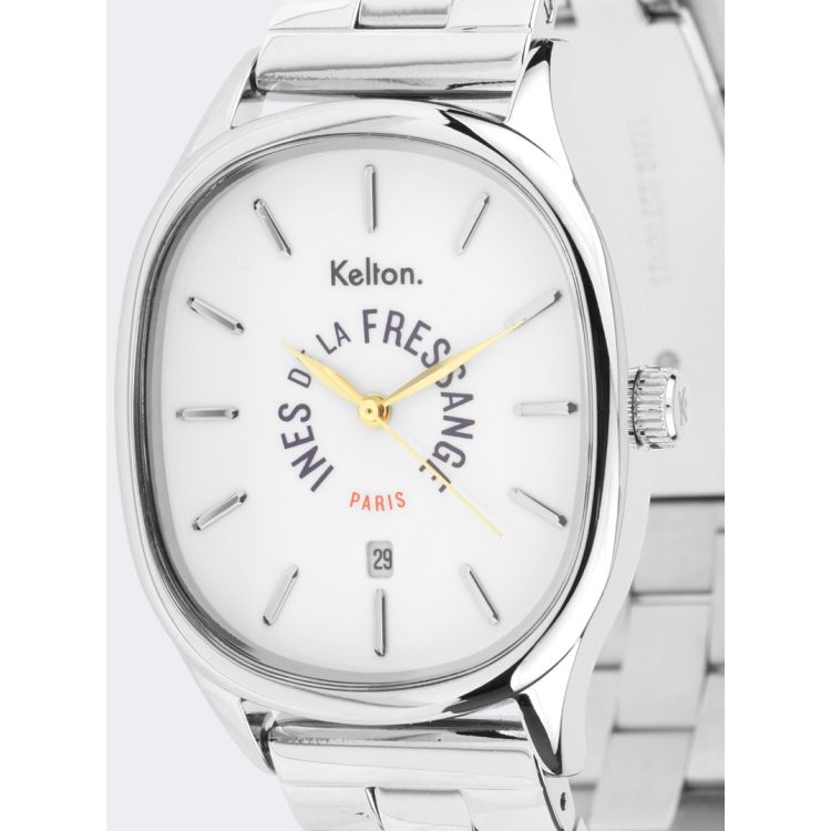 Cadran Montre Kelton x Ines de la Fressange Paris - Grande Colorama - Silver