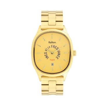 Montre Kelton x Ines de la Fressange Paris - Grande Colorama - Gold