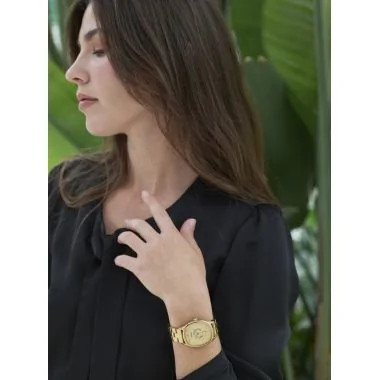 Portée Montre Kelton x Ines de la Fressange Paris - Grande Colorama - Gold