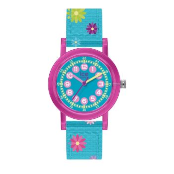 Montre Ice-Watch - Ice Learning - Enfant - Pédagogique - Pink Flowers