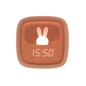 Réveil Veilleuse Enfant - Mobility on Board - Billy Clock - Chocolat