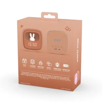 Packaging 3 Réveil Veilleuse Enfant - Mobility on Board - Billy Clock - Chocolat