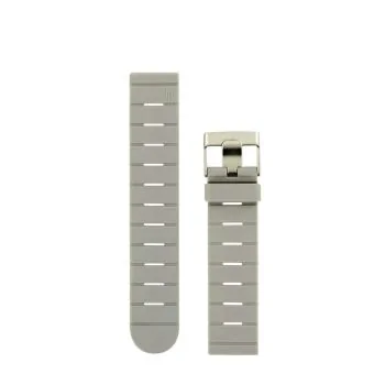 Bracelet LIP Caoutchouc gris 20 mm, bracelet de montre 20 mm