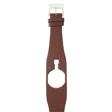 Bracelet de Montre LIP - Fridge - Cuir Marron - 27 mm