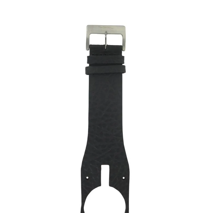 Bracelet de Montre LIP - Big Fridge - Cuir Noir - 35 mm