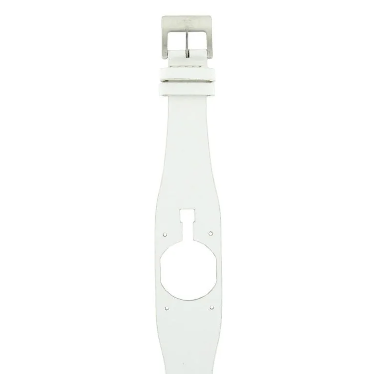 Bracelet de Montre LIP - Fridge - Cuir Blanc - 26 mm