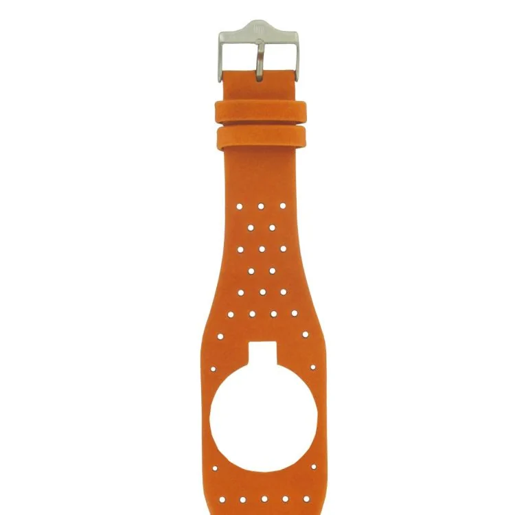 Bracelet de Montre LIP - Big TV - Cuir Orange - 35 mm