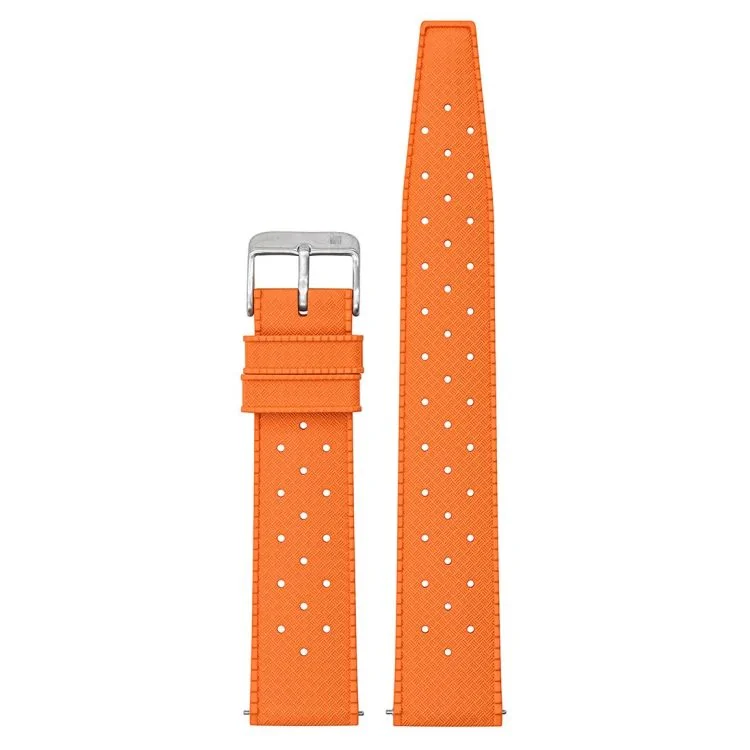 Bracelet de Montre LIP - Tropic Perforé Orange - 20 mm