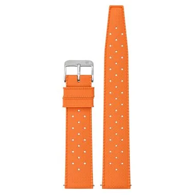 Bracelet de Montre LIP - Tropic Perforé Orange - 20 mm