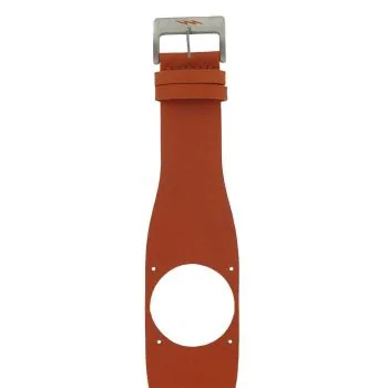 Bracelet de Montre LIP - Diode - Cuir Orange - 34 mm