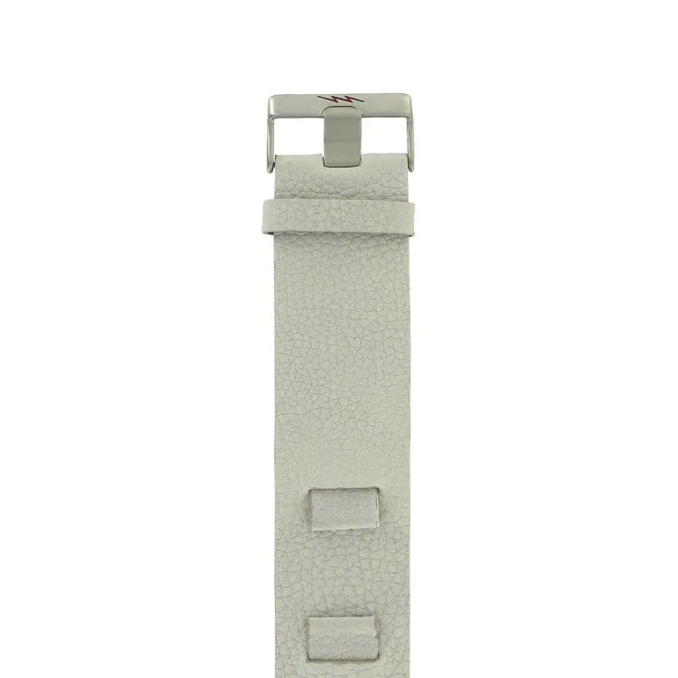 Bracelet de Montre LIP - Cuir Gris Grainé - 14 mm