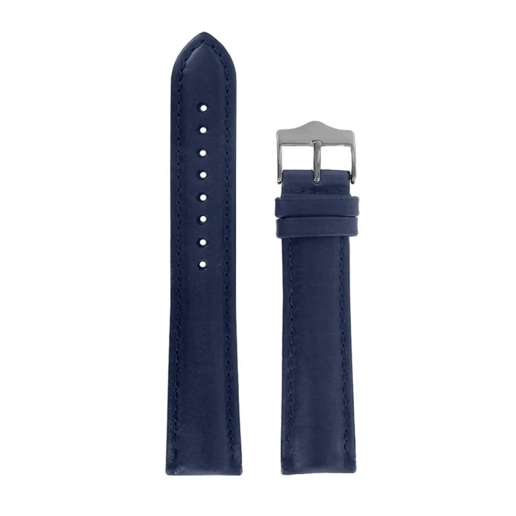 Bracelet de Montre LIP - Cuir Bleu Marine - 20 mm