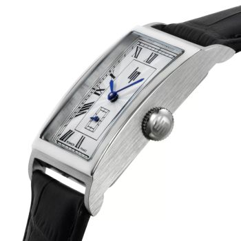 Profil Montre LIP - Churchill T24 - Cadran Soleillé - Cuir Noir