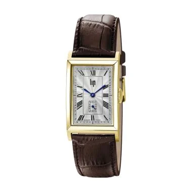 Montre LIP - Churchill T24 - Cadran Soleillé - Cuir Marron