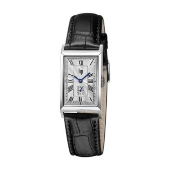 Montre LIP - Churchill T18 - Cadran Soleillé - Cuir Noir