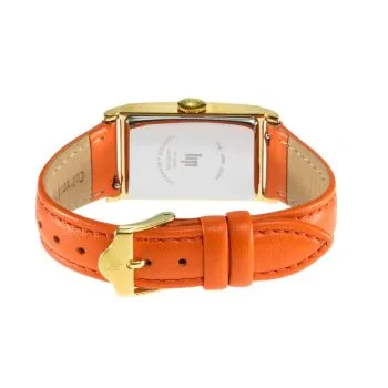 Dos Montre LIP - Churchill T18 - Cadran Soleillé - Cuir Orange