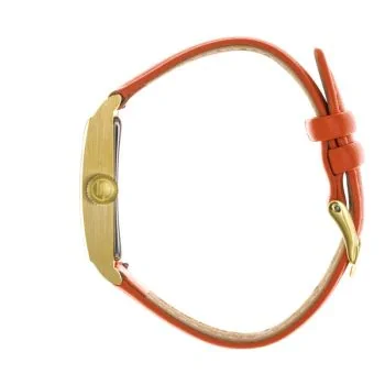 Coté Montre LIP - Churchill T18 - Cadran Soleillé - Cuir Orange