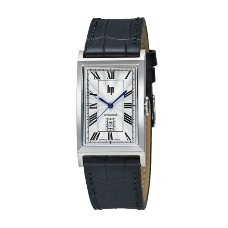 Montre LIP - Churchill T26 - Automatique - Cadran Soleillé - Cuir Noir