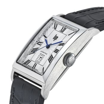 Profil Montre LIP - Churchill T26 - Automatique - Cadran Soleillé - Cuir Noir