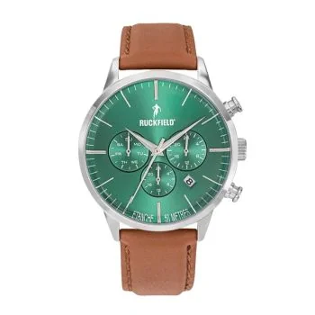 Montre Ruckfield - Rugby - Multifonctions - Marron et Verte