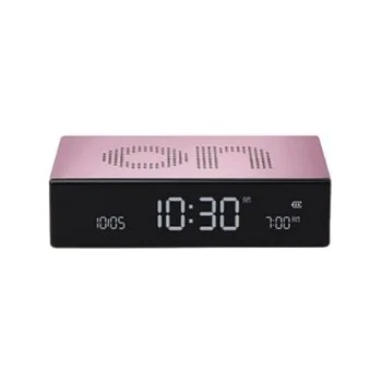 Réveil Lexon - Réveil LCD Réversible - Flip Premium Light Pink