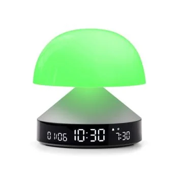 Vert Réveil Lexon - Lampe Réveil Simulateur d'Aube - Mina Sunrise - Aluminium