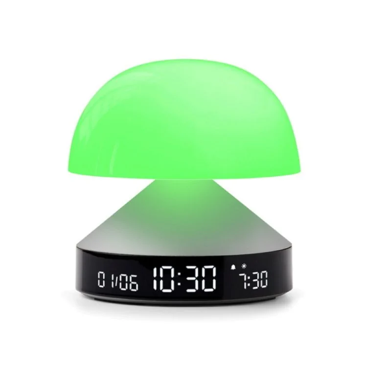 Vert Réveil Lexon - Lampe Réveil Simulateur d'Aube - Mina Sunrise - Aluminium