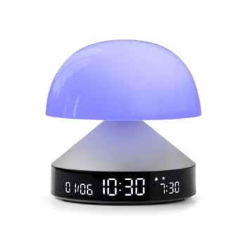 Violet Réveil Lexon - Lampe Réveil Simulateur d'Aube - Mina Sunrise - Aluminium